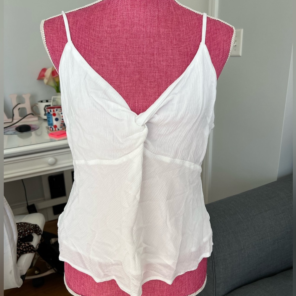 NWT White Abercrombie Tank